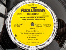 Load image into Gallery viewer, Dukas* / Chabrier* / Debussy* / Zoltan Rozsnyai, The Philharmonia Hungarica* : The Sorcerer's Apprentice = L' Apprenti Sorcier / España / "Fétes" From "Nocturnes" /  Prelude To The Afternoon Of A Faun = Prélude À L'après-midi D'un Faune  (LP, Album, Ltd)