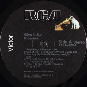 Pleasure (4) : Give It Up (LP, Album)