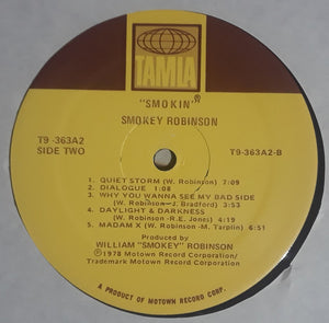 Smokey Robinson : Smokin' (2xLP, Album, Gat)