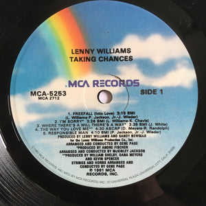 Lenny Williams : Taking Chances (LP, Album, Glo)