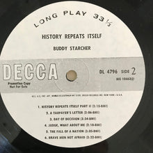 Load image into Gallery viewer, Buddy Starcher : History Repeats Itself (LP, Album, Mono, Promo, Glo)