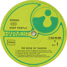 Load image into Gallery viewer, Deep Purple : The Book Of Taliesyn (LP, Album, Gat)