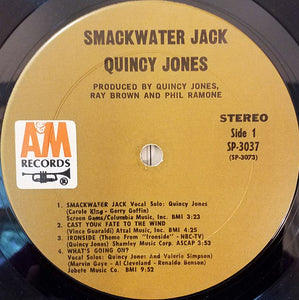 Quincy Jones : Smackwater Jack (LP, Album, Pit)