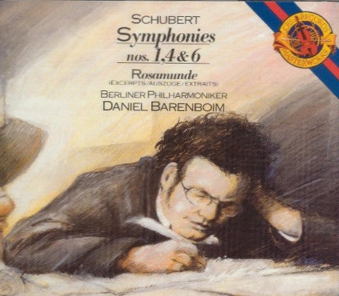 Schubert* / Daniel Barenboim : Schubert: Symphonies Nos. 1, 4 & 6 / Rosamunde (2xCD)