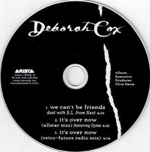 Load image into Gallery viewer, Deborah Cox Duet With R.L.* : We Can&#39;t Be Friends (CD, Single)