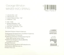 Load image into Gallery viewer, George Winston : Winter Into Spring (Piano Solos) (CD, Album)