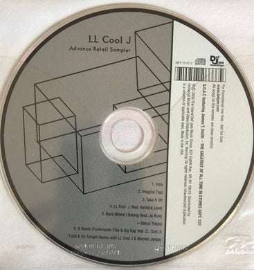 LL Cool J : G.O.A.T. Featuring James T. Smith The Greatest Of All Time (CD, Advance, Promo, Smplr)