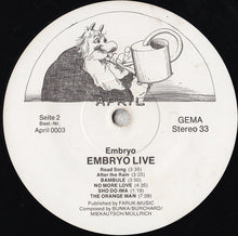 Load image into Gallery viewer, Embryo (3) : Live (LP, Album)