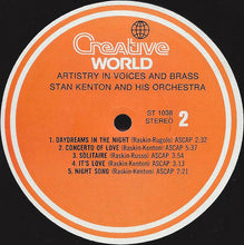 Load image into Gallery viewer, Stan Kenton : Artistry In Voices And Brass (LP, Album, RE)