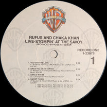 Load image into Gallery viewer, Rufus &amp; Chaka Khan : Live - Stompin&#39; At The Savoy (2xLP, Album, Spe)
