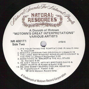 Various : Motown's Great Interpretations (LP, Comp)