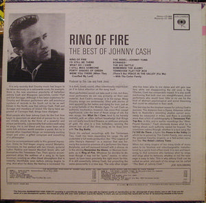 Johnny Cash : Ring Of Fire  (The Best Of Johnny Cash) (LP, Comp, Mono, Hol)