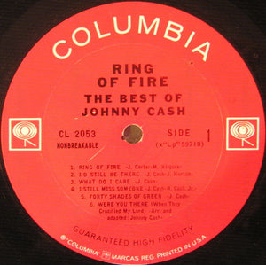 Johnny Cash : Ring Of Fire  (The Best Of Johnny Cash) (LP, Comp, Mono, Hol)