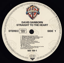 Load image into Gallery viewer, David Sanborn : Straight To The Heart (LP, Album)