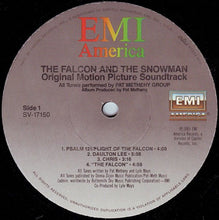 Load image into Gallery viewer, Pat Metheny Group : The Falcon And The Snowman (Original Motion Picture Soundtrack) (LP, Album)