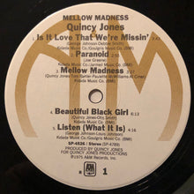 Load image into Gallery viewer, Quincy Jones : Mellow Madness (LP, Album, Ind)