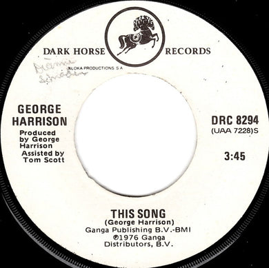 George Harrison : This Song (7