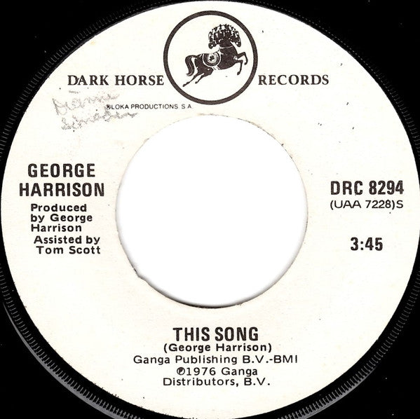 George Harrison : This Song (7