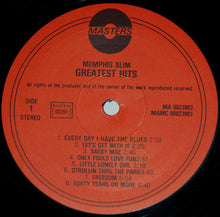 Load image into Gallery viewer, Memphis Slim : Greatest Hits (LP, Comp)