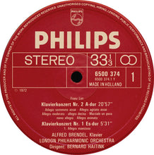 Load image into Gallery viewer, Alfred Brendel | Liszt* - Bernard Haitink, London Philharmonic Orchestra* : Klavierkonzerte Nr. 1 Und 2 Und Totentanz (LP, Album)