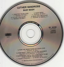 Load image into Gallery viewer, Luther Vandross : Busy Body (CD, Album, RE)