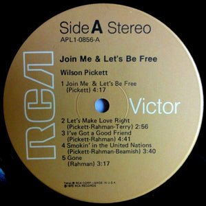 Wilson Pickett : Join Me And Let's Be Free (LP, Album)