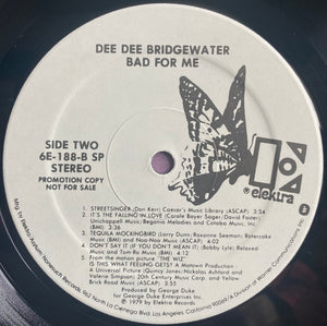 Dee Dee Bridgewater : Bad For Me (LP, Album, Promo, W/Lbl)