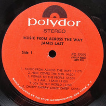 Load image into Gallery viewer, James Last : Music From Across The Way (LP, Album)