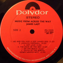 Load image into Gallery viewer, James Last : Music From Across The Way (LP, Album)