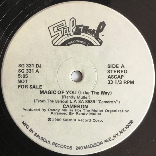 Rafael Cameron : Magic Of You (Like The Way) (12