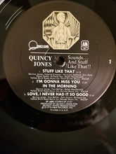 Load image into Gallery viewer, Quincy Jones : Sounds ... And Stuff Like That!! (LP, Album)