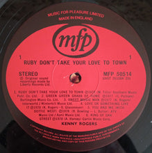Load image into Gallery viewer, Kenny Rogers : Ruby Don't Take Your Love To Town (LP, Comp)