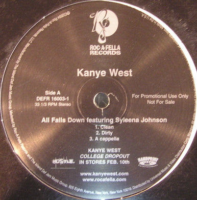 Kanye West : All Falls Down (12