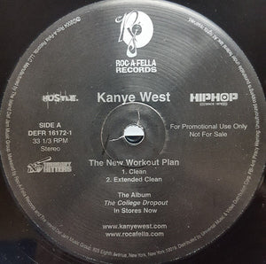 Kanye West : The New Workout Plan (12", Single, Promo)