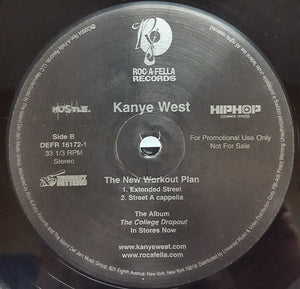 Kanye West : The New Workout Plan (12", Single, Promo)