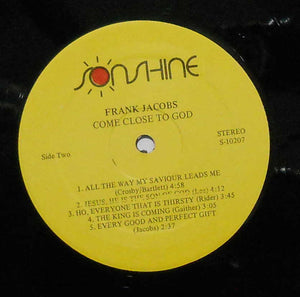 Frank Jacobs (3) : ...Come Close To God (LP)