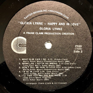 Gloria Lynne : Happy And In Love (LP, Album)