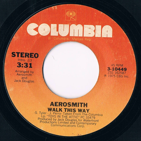 Aerosmith : Walk This Way / Uncle Salty (7
