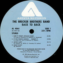 Load image into Gallery viewer, The Brecker Brothers Band* : Back To Back (LP, Album)
