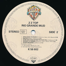 Load image into Gallery viewer, Z Z Top* : Rio Grande Mud (LP, Album, RE)