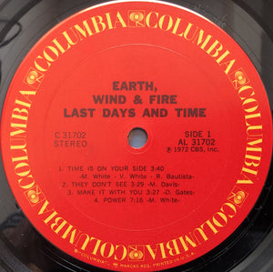 Earth, Wind & Fire : Last Days And Time (LP, Album, Ter)