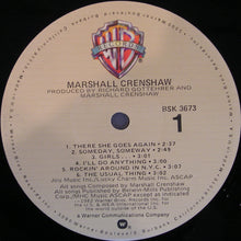 Load image into Gallery viewer, Marshall Crenshaw : Marshall Crenshaw (LP, Album, Win)