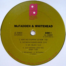 Load image into Gallery viewer, McFadden &amp; Whitehead : McFadden &amp; Whitehead (LP, Album)