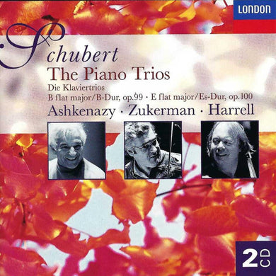 Schubert* – Ashkenazy* · Zukerman* · Harrell* : Piano Trios 1 & 2 (2xCD, Club)