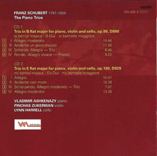 Load image into Gallery viewer, Schubert* – Ashkenazy* · Zukerman* · Harrell* : Piano Trios 1 &amp; 2 (2xCD, Club)