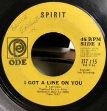 Load image into Gallery viewer, Spirit (8) : I Got A Line On You (7", Single, Styrene, Ter)