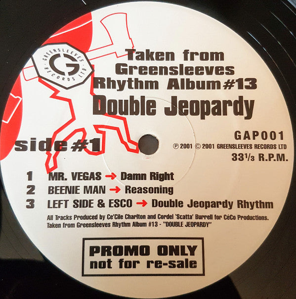 Various : Taken From Greensleeves Rhythm Album #13 Double Jeopardy (12