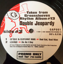 Load image into Gallery viewer, Various : Taken From Greensleeves Rhythm Album #13 Double Jeopardy (12&quot;, Comp, Promo)