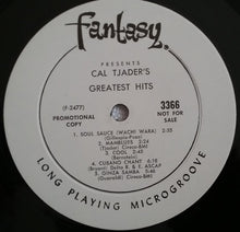 Load image into Gallery viewer, Cal Tjader : Cal Tjader's Greatest Hits (LP, Comp, Mono, Promo)