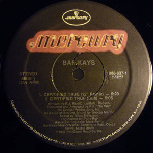 Bar-Kays : Certified True (12")